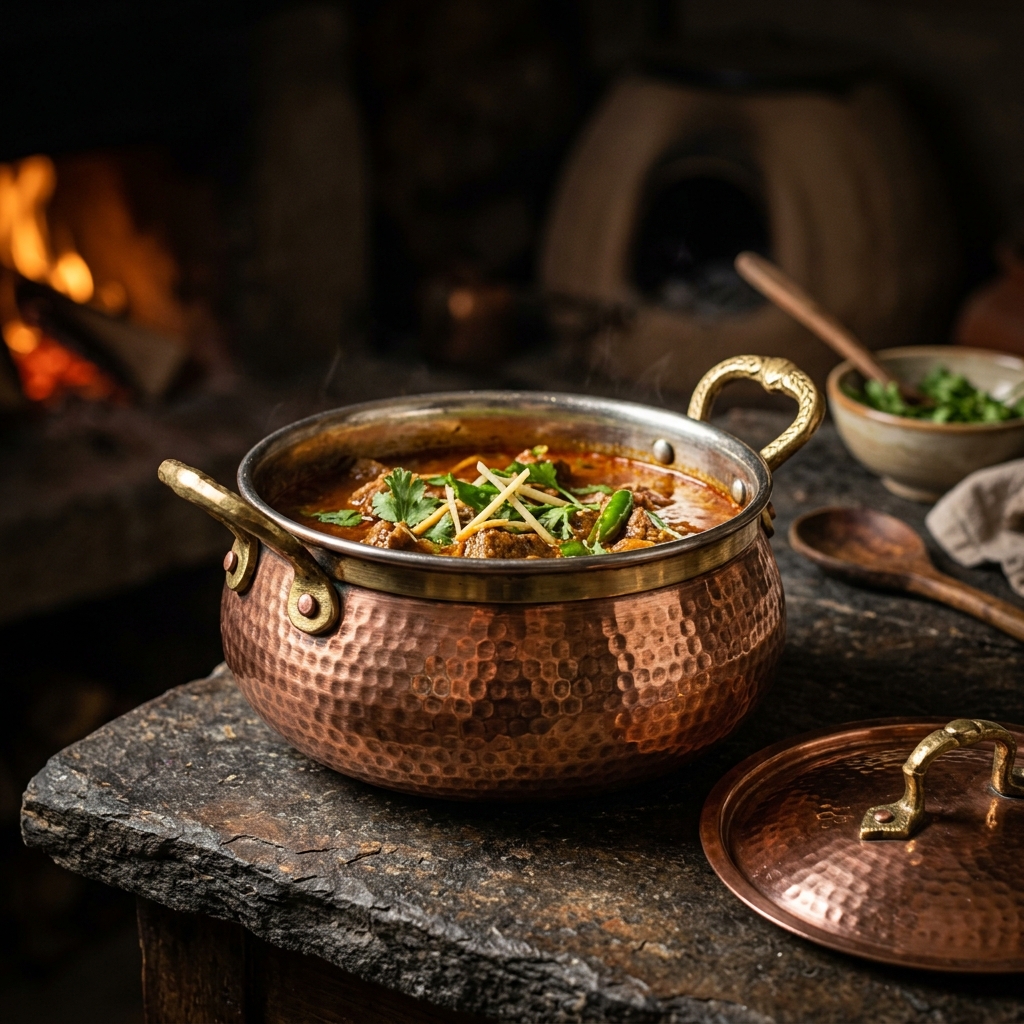 Hand Hammered Copper Pot