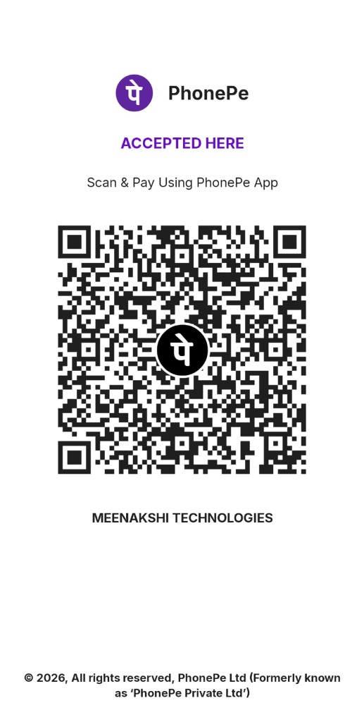 Meenakshi Technologies PhonePe QR Code